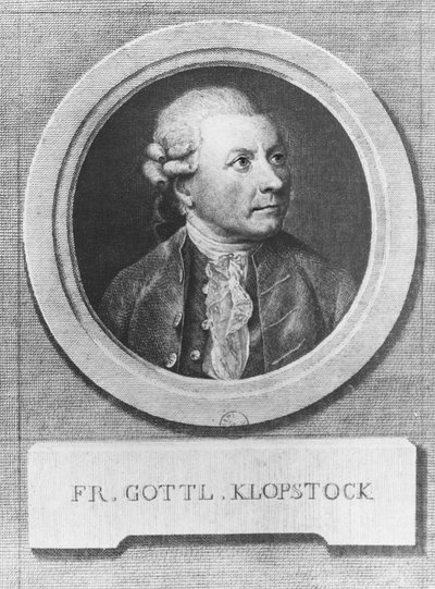 Portrait of Friedrich Gottlieb Klopstock by Christian Gottlieb Geyser